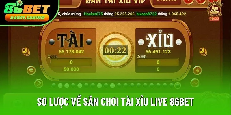 Sơ lược về sân chơi tài xỉu live 86bet Sơ lược về sân chơi tài xỉu live 86bet